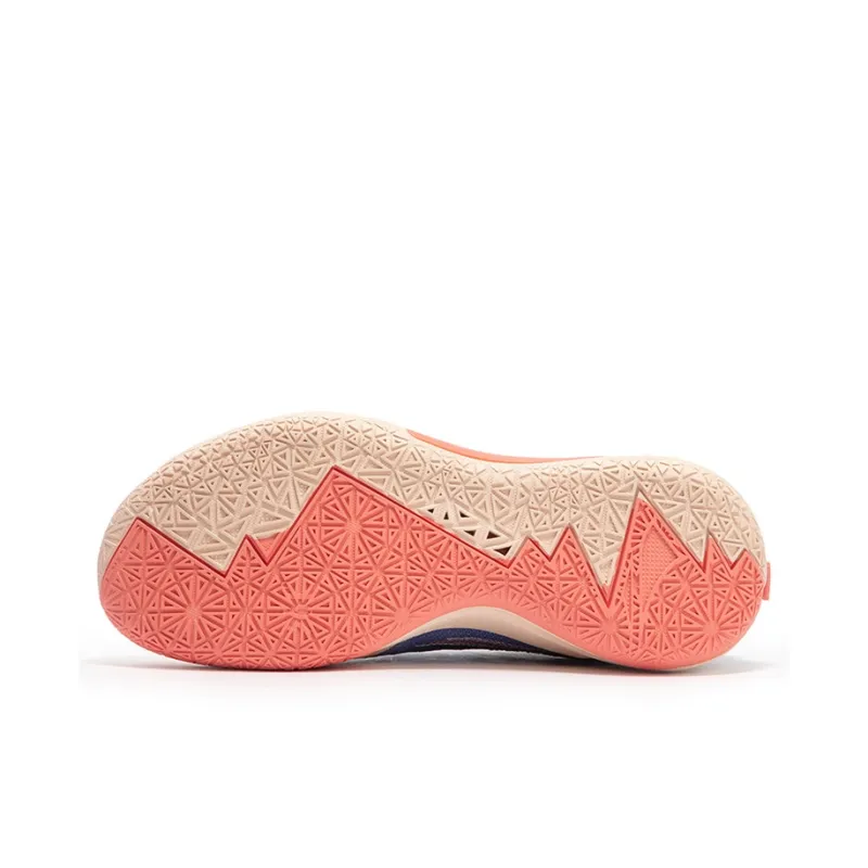 361° BIG3 5.0 Quick Reverse Cushioning Anti Slip Wear Resistant Breathability Low Top Basketball Shoes Unisex Iris-6
