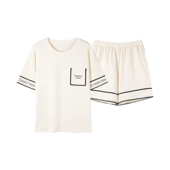 GOSO Pajama Set Women's White Shades