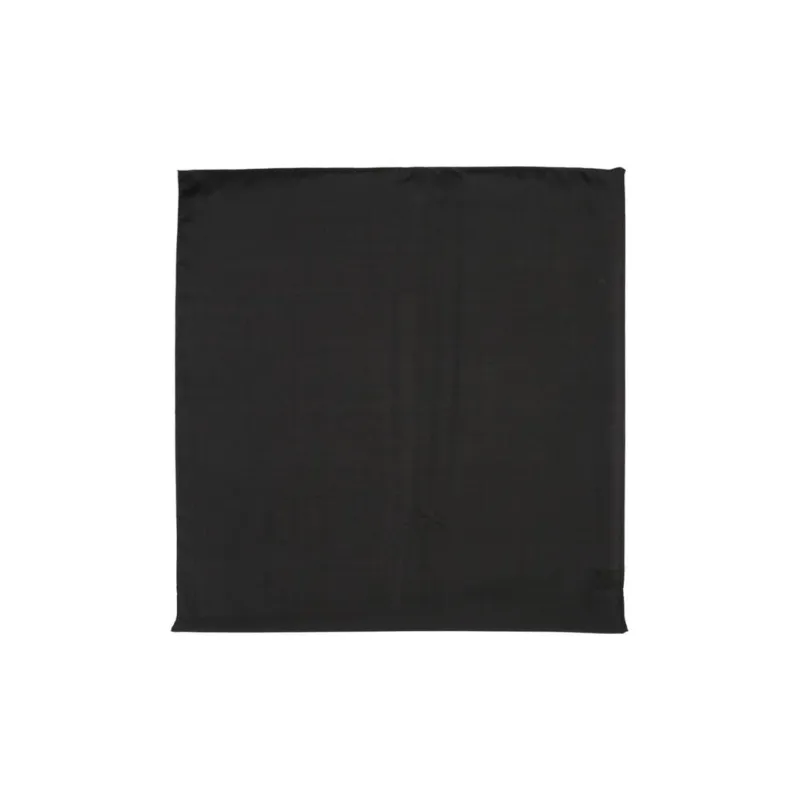 SAINT LAURENT Cassandre-logo Charmeuse Scarf-1