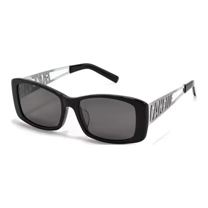 Fakeme Square Sunglasses Unisex Black-0
