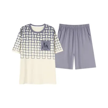 William Pajama Set Men's Light Purple