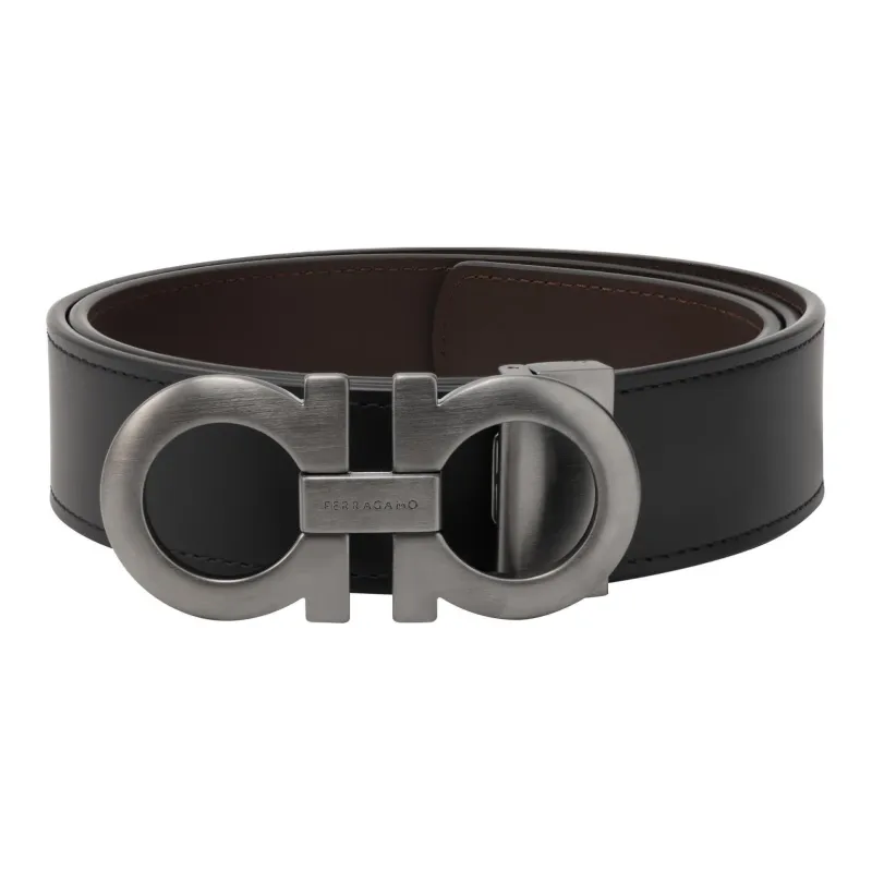 Ferragamo Reversible Gancini Buckle Belt-0