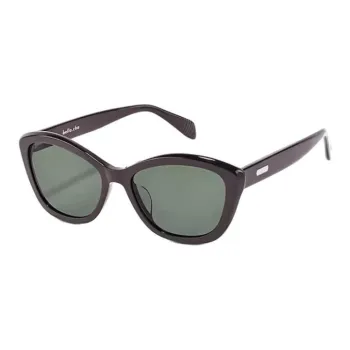Fakeme Plate Frame Butterfly Sunglasses Unisex Brown
