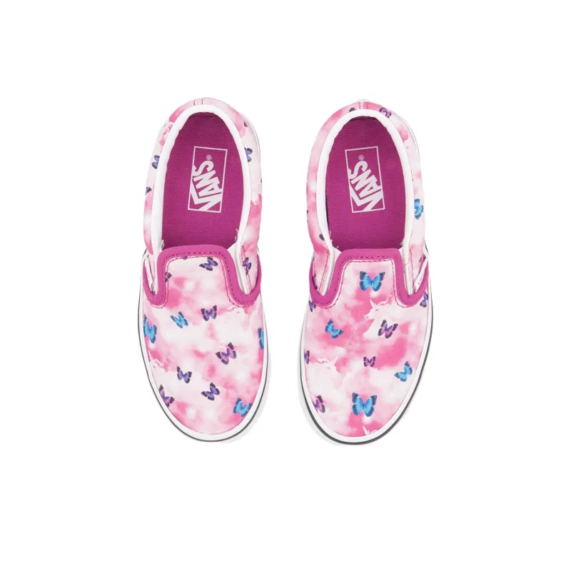 Vans Classic Slip On Butterfly 'Dream Fuchsia'-2