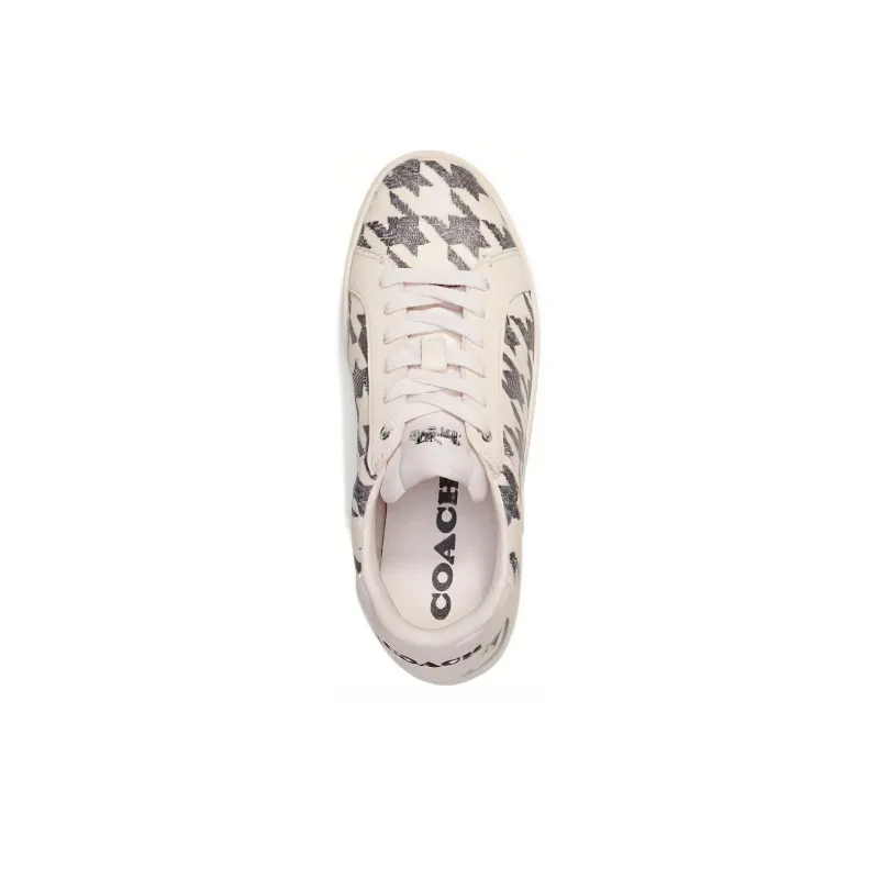 COACH Clip Low Top Skateboard Shoes Women's Black-3