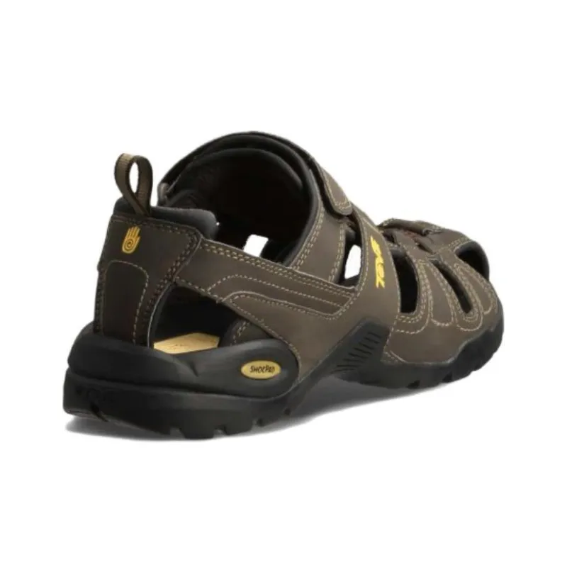 Teva Breathable And Wear resistant River Trekking Shoes Men's Brown Black-3