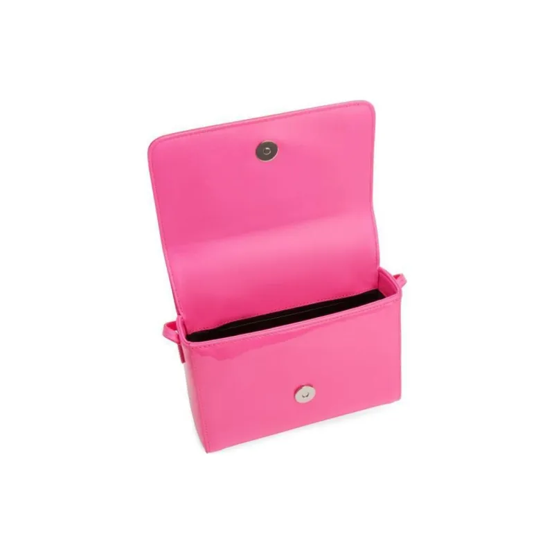 Giuseppe Zanotti/GZ Patent Leather Crossbody Bag Shoulder Bag Women's Neon Pink-3