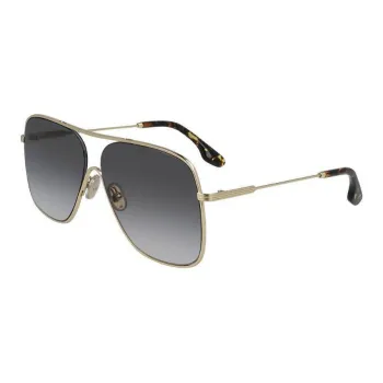 Victoria Beckham Aviator Sunglasses Women's Gold