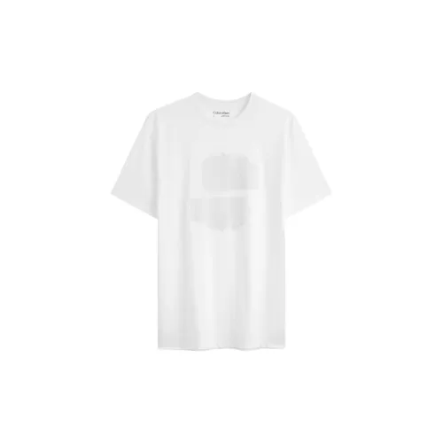 Calvin Klein Simply White Summer Collection T-Shirts Men YAA-Moon White