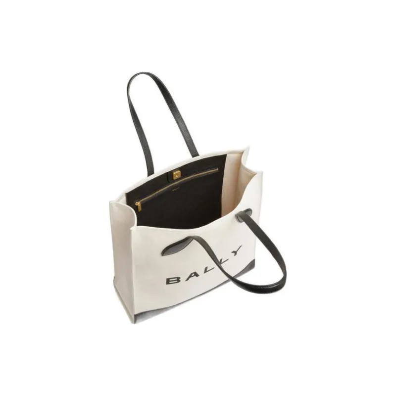 BALLY Logo Print Tote Bag-2