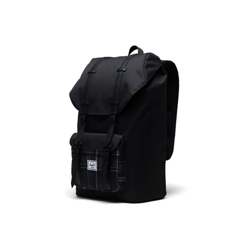 Herschel Polyester Laptop Bag Travel Bag Travel Bag Large Size Unisex Black-1