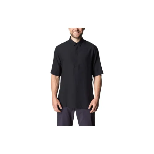 Houdini Polo Shirts Men Pure Black