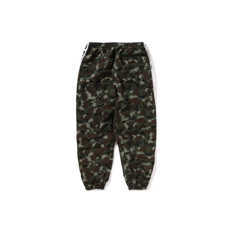 Bape X Saint Mxxxxxx Heart Camo Track Pants-1