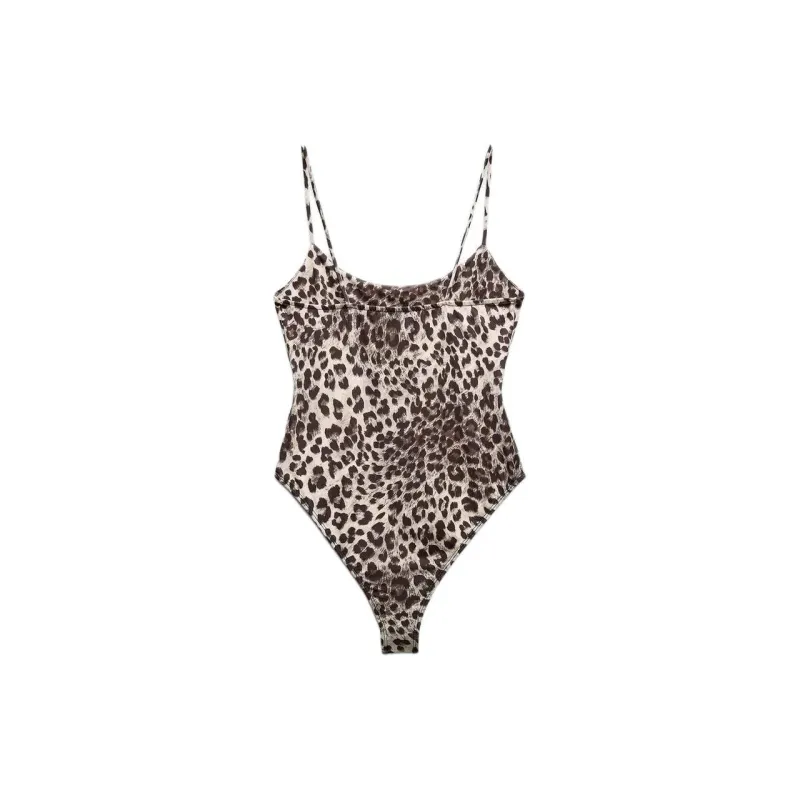 ZARA Bodysuits Women's Leopard Print-1