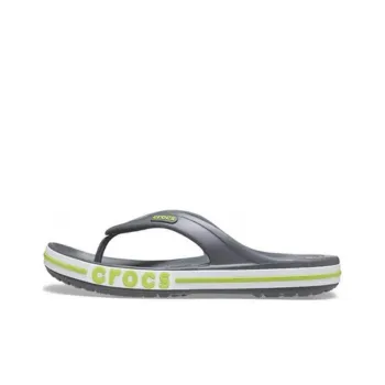 Crocs Bayaband Flip Flops 'Grey Green'