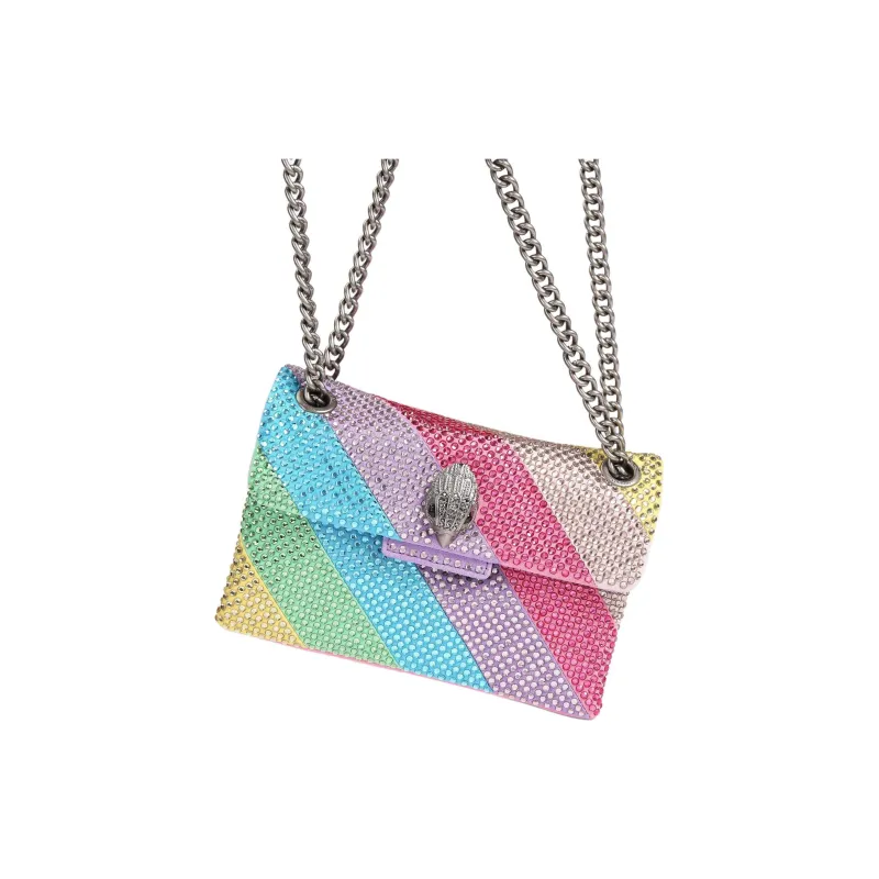 Kurt Geiger London Satin Shoulder Bag Crossbody Bag Mini Women's Rainbow Multicolor-1