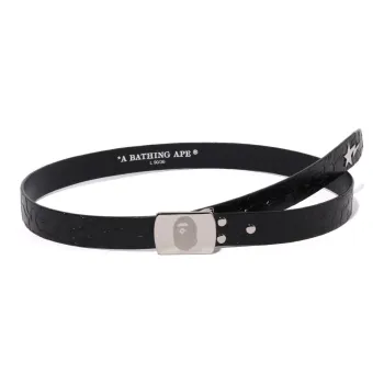 Bape Neon Camo Narrow Leather Belt
