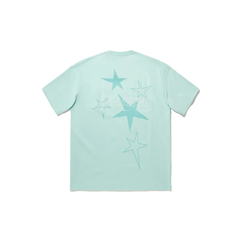 LiNing T Shirt Men's Lake Gray Blue-1