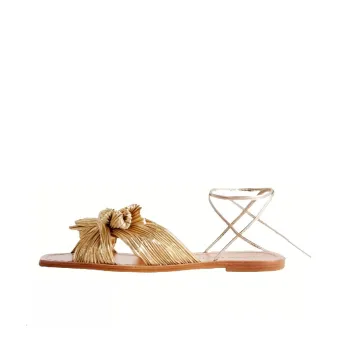 Loeffler Randall Strap Sandals Women's Gold