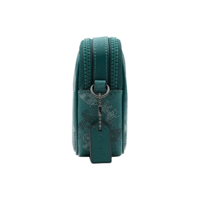 COACH PVC With Skin Camera Bag, Shoulder Bag, Crossbody Bag Women's Green-2