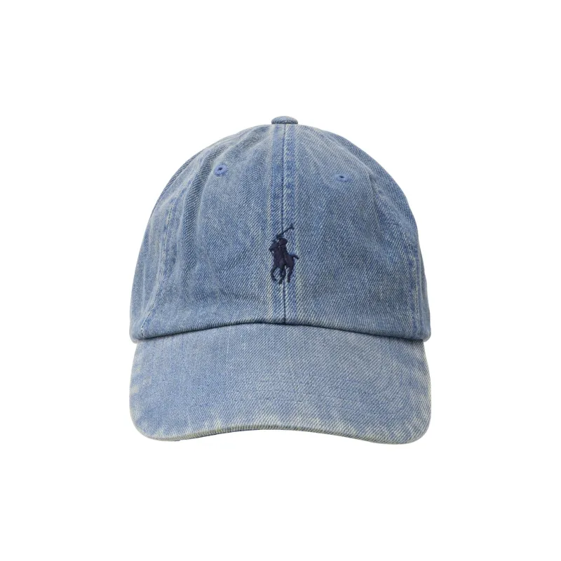 Polo Ralph Lauren Cotton Baseball Caps Unisex Blue-0