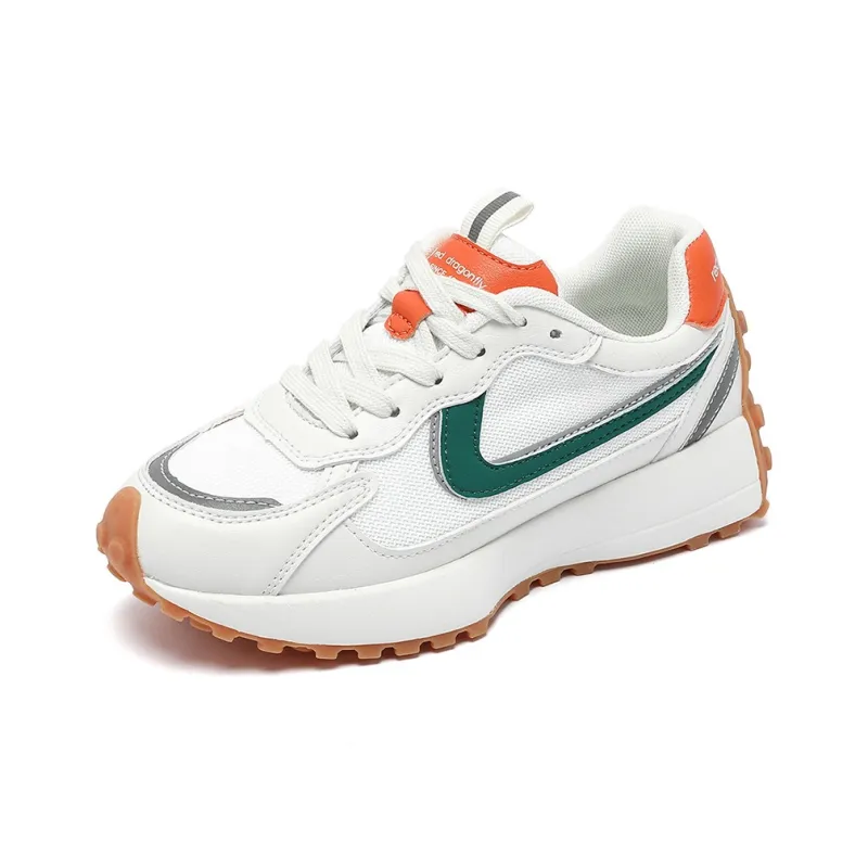 RED DRAGONFLY Casual Shoes Women's Low Top White Green/White Blue-6