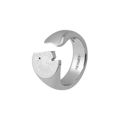 HERMES Rings Men Silver