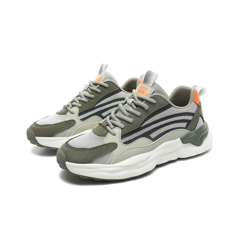 CEDAR HAN Shock Absorbers Slip Resistant, Abrasion Resistant, Breathable Low Top Chunky Sneakers Unisex-10