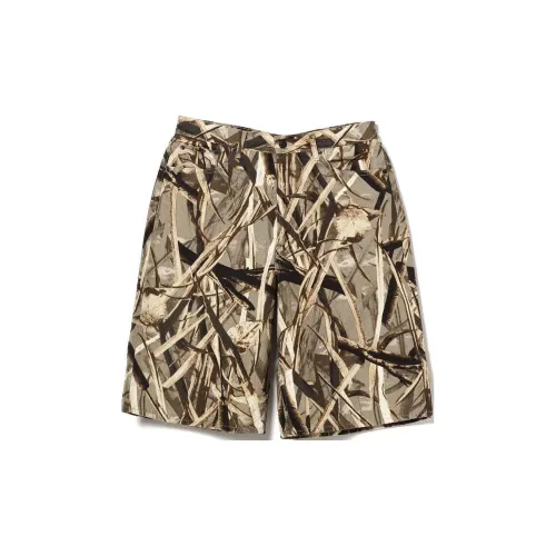 Beams OrSlow Co-branded Model Casual Shorts Men Real Tree Camouflage