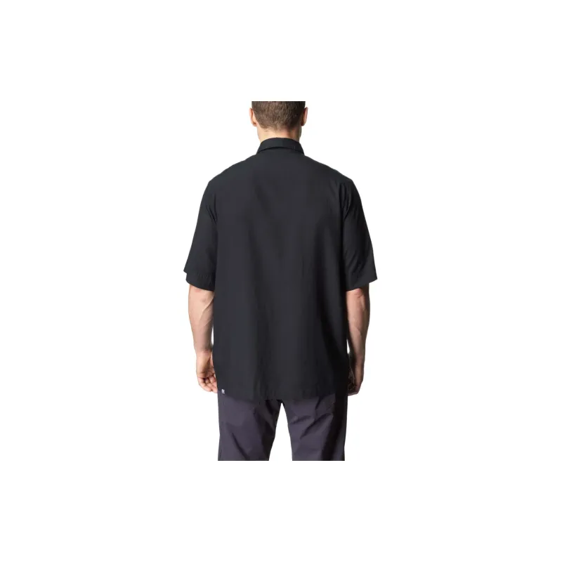 Houdini Polo Shirt Men's Pure Black-1