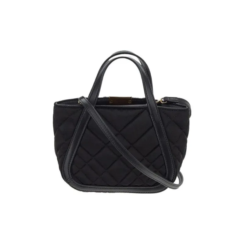 VERSACE Viscose Shoulder Bag, Crossbody Bag, Handbag Mini Women's Black-2