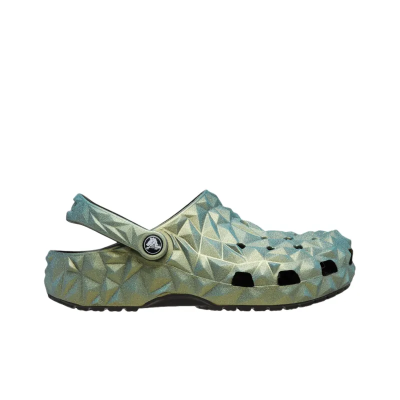 Crocs Classic Iridescent Geometric Clog 'Green'-1