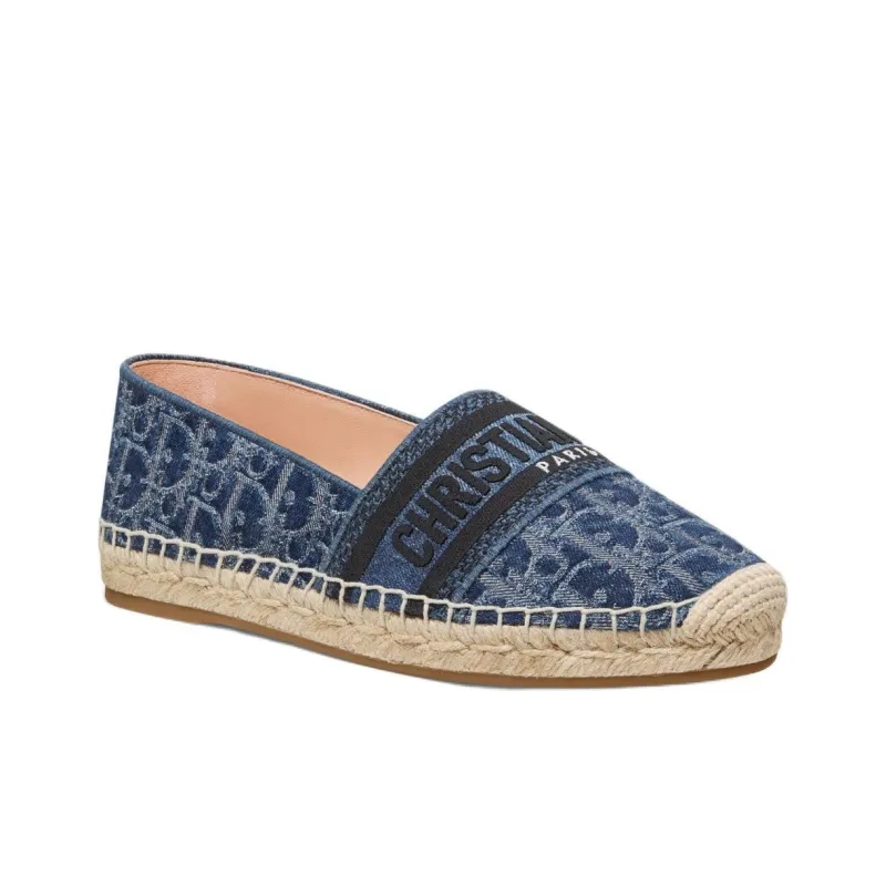 DIOR Granville Espadrilles Women's Blue-2