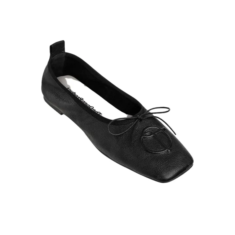 Open Yy Casual Single Shoes Women's Black-3