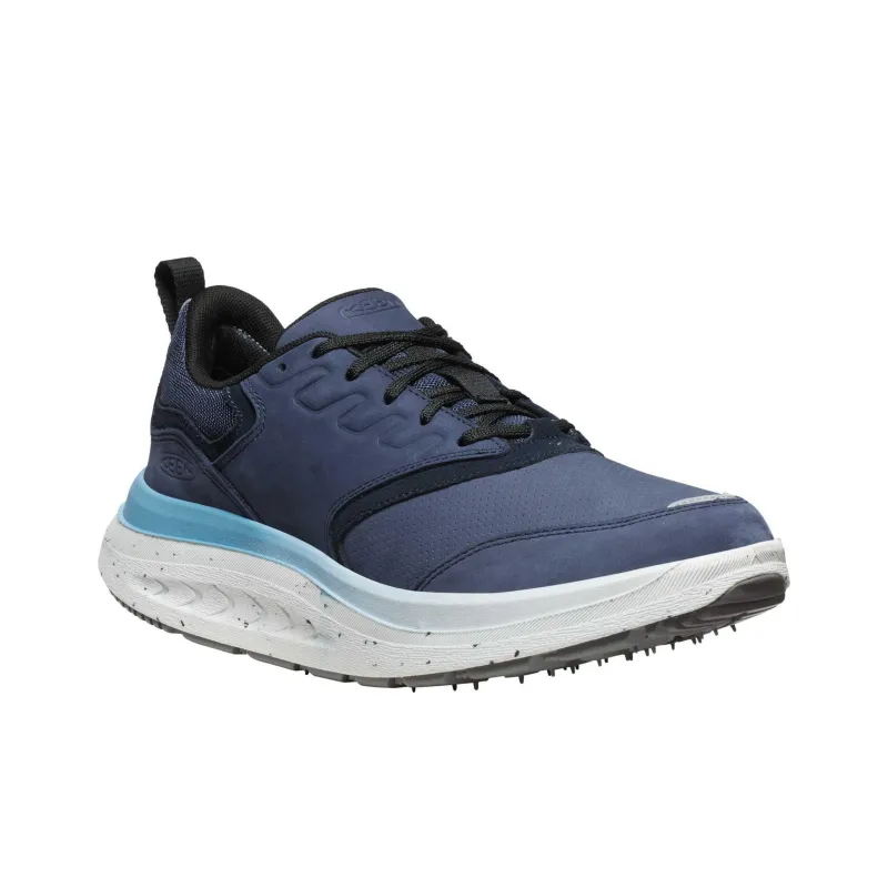 KEEN WK400 Shock Absorbers Slip Resistant Breathable Low Top Casual Shoes Men's Blue Black-1