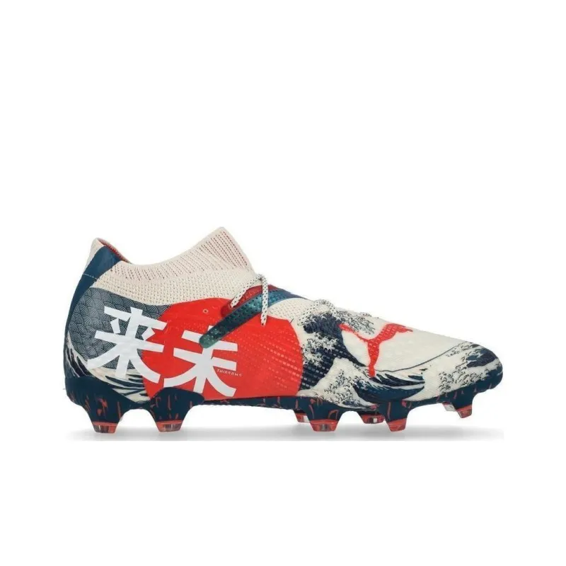 PUMA X Unisport Future 7 Ultimate Fg 'Cream White Blue Red'-1