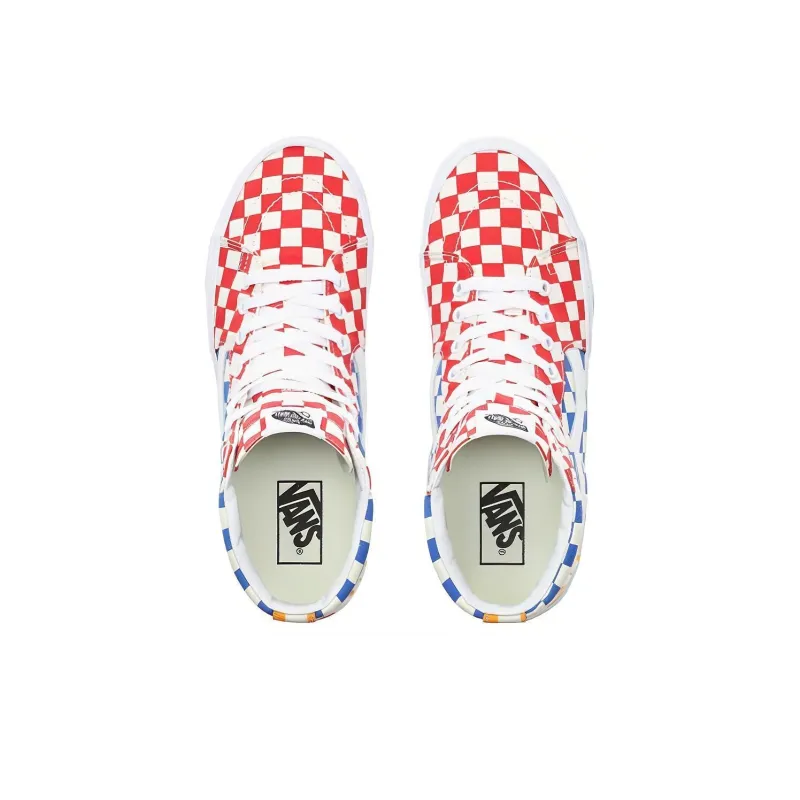 Vans SK8 Hi Multicolor Checkerboard-2