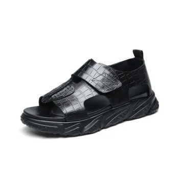 JIEDESEN Beach Sandals Men's Black