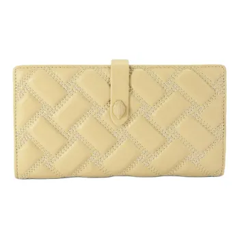 Kurt Geiger London Lambskin Wallet Women's Cream