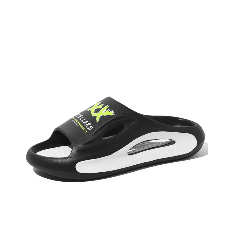 TCELLARS Graffiti Quiet Slip Resistant Odor Resistant Abrasion Resistant Quick Dry Antibacterial Slide Slippers Unisex-2