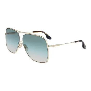 Victoria Beckham Aviator Sunglasses Women's Gold