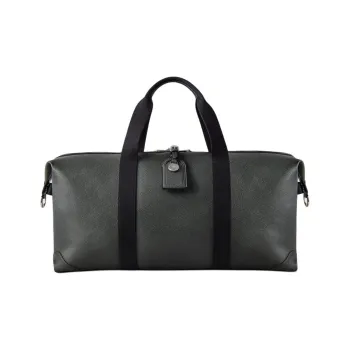 Mulberry Smooth Leather With Canvas Handbag Shoulder Bag Crossbody Bag Travel Bag Medium Size Women's Black