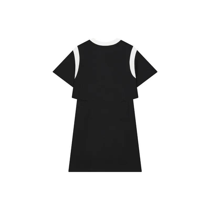 FILA Short Sleeved Dress Women's Jet Black-1