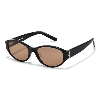 Fakeme Oval Sunglasses Women's Black