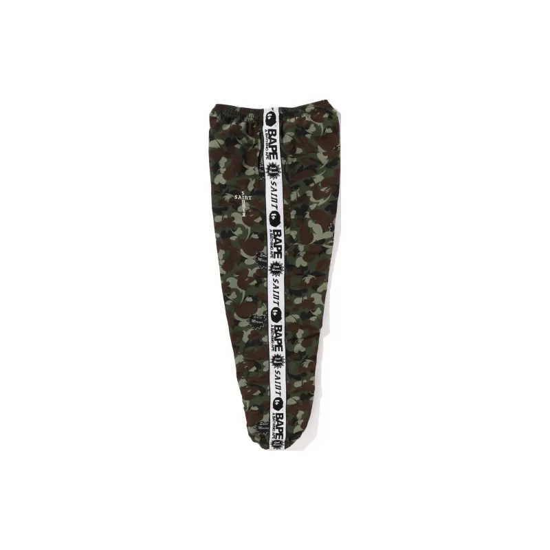 Bape X Saint Mxxxxxx Heart Camo Track Pants-2