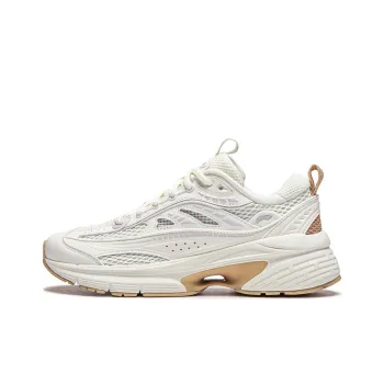 LiNing Comet LITE Cushioning Anti Slip And Wear Resistant Rebound Low Top Casual Shoes Women's Ivory