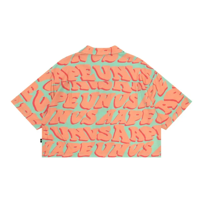 Aape By *A Bathing APE® Logo print Button up Shirt-1