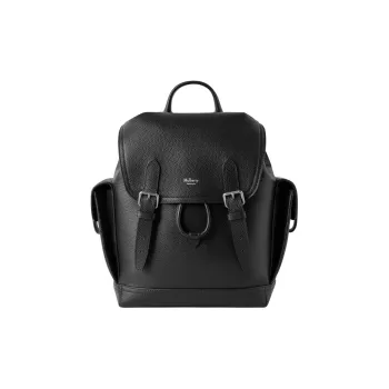Mulberry Grained Leather Backpack Small Size Women's Black