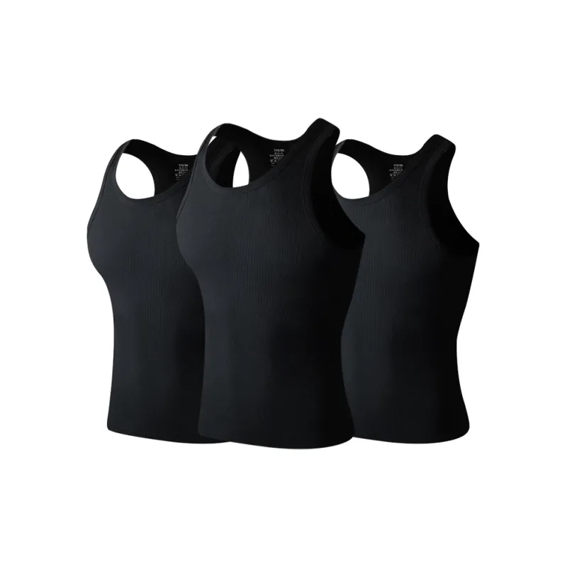 H YXIANG Tank Tops Men's 3 Pack-4