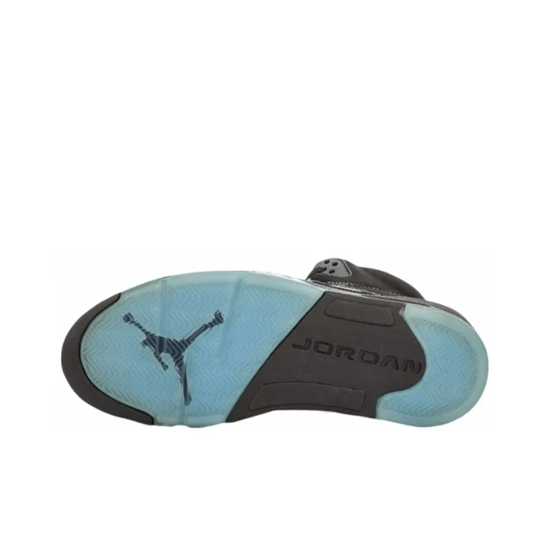 Jordan 5 Retro Black/University Blue-4
